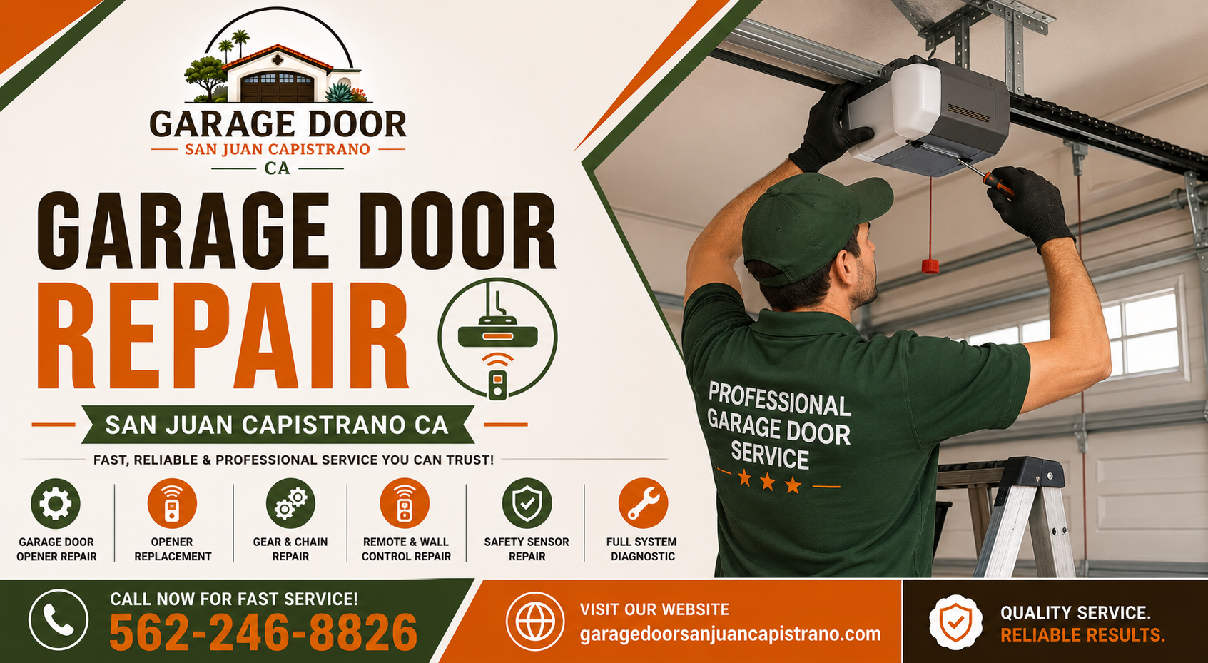 Garage Door San Juan Capistrano CA | Repair & Installation